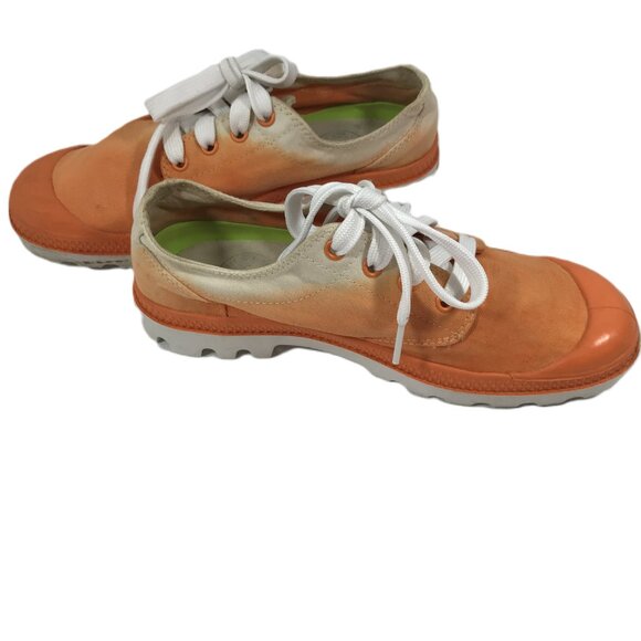 PALLADIUM Tennesee Orange Lace Up Shoes SZ 7.5 - Picture 1 of 12
